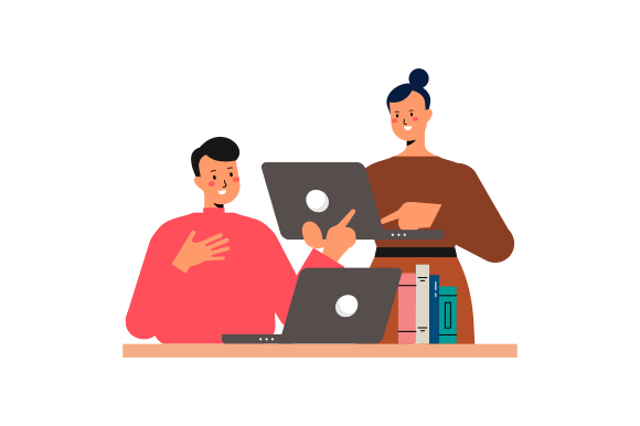 Download Business Discussion Concept Flat Design - Discussion Collection