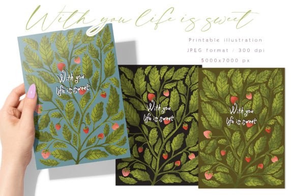 Download Life is Sweet Greeting Card Printable - Card Collection