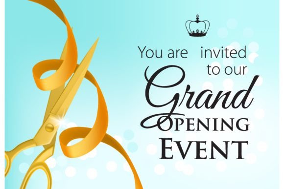 Download Grand Opening Event Lettering with Golde - Gold Collection