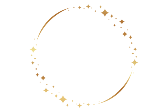 Download Stardust Circle. Shiny Glowing Golden Ri - Gold Collection
