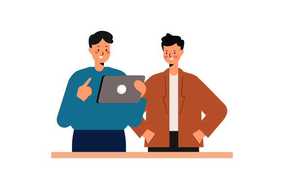 Download Business Discussion Concept Flat Design - Discussion Collection