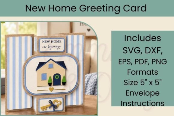 Download New Home Card SVG - Card Collection