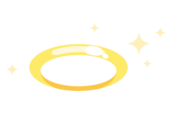Download Golden Angel Halo Ring. Glowing Glory Ef - Gold Collection